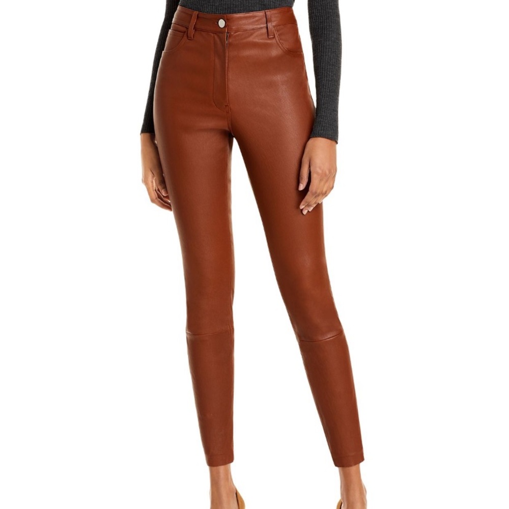 SOLD Theory leather pants size 4 NWT $995